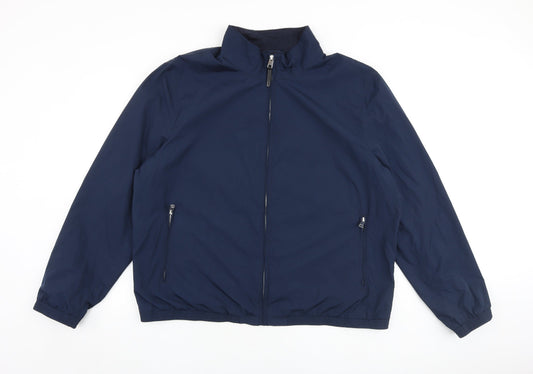Marks and Spencer Mens Blue Jacket Size 2XS Zip