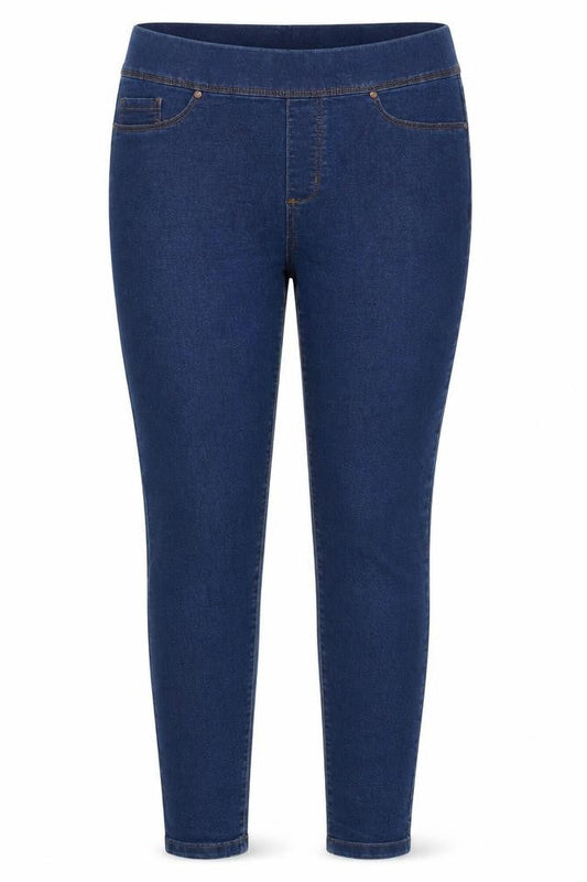 Denim & Co. Womens Blue Cotton Jegging Jeans Size 10 L25 in Regular