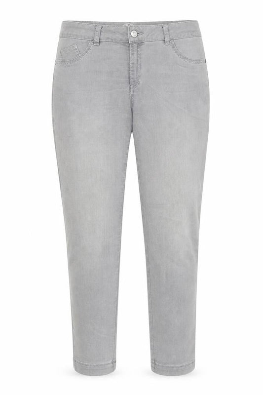 Basler Womens Grey Cotton Skinny Jeans Size 34 in L29 in Regular Zip