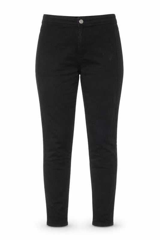 ASOS Womens Black Cotton Skinny Jeans Size 28 in L32 in Regular Zip