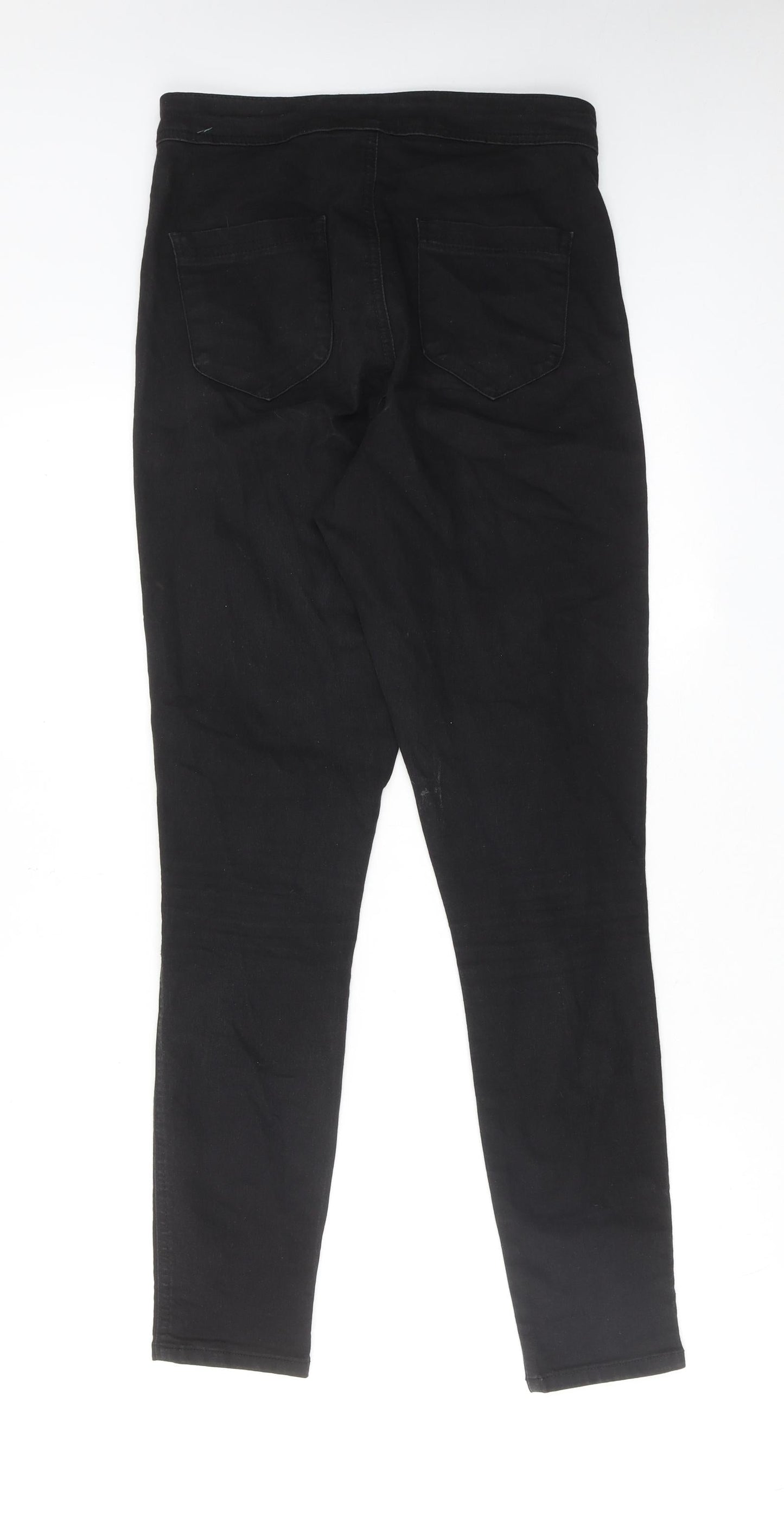 ASOS Womens Black Cotton Skinny Jeans Size 28 in L32 in Regular Zip