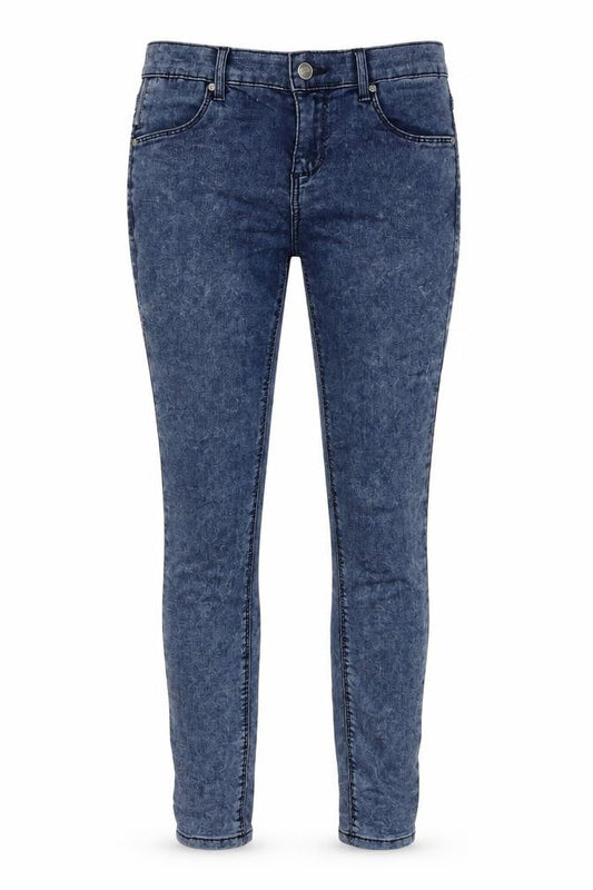 Topshop Womens Blue Cotton Skinny Jeans Size 26 in L30 in Regular Zip