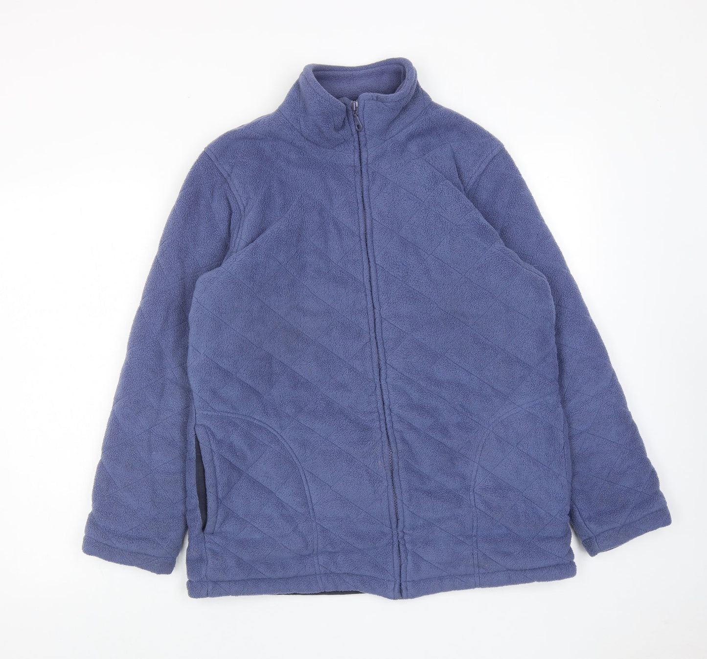 Hawkshead Mens Blue Quilted Jacket Size S Zip