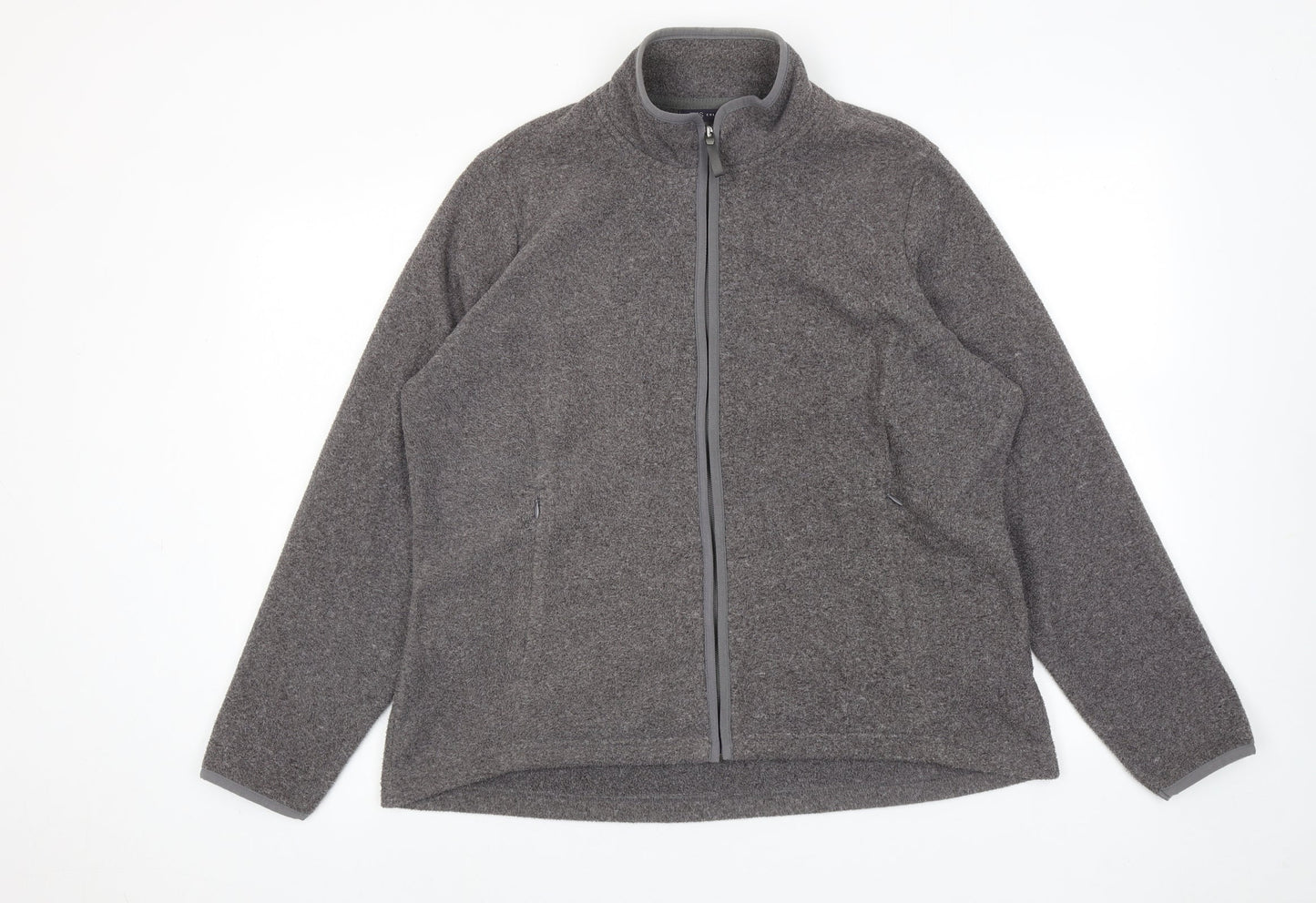 Marks & Spencer Womens Grey Jacket Size 20 Zip