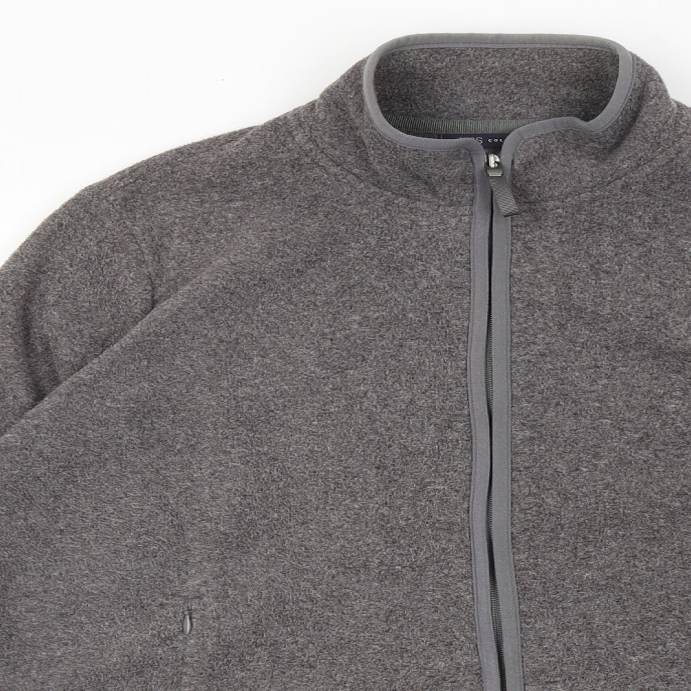 Marks & Spencer Womens Grey Jacket Size 20 Zip