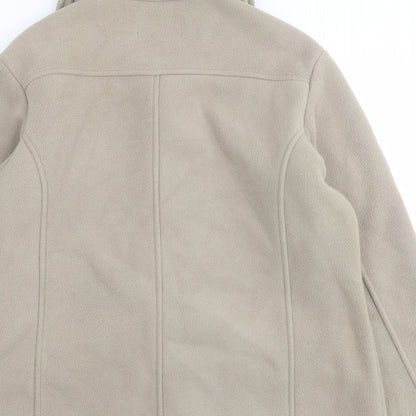 Finesse Womens Beige Jacket Size 16 Zip