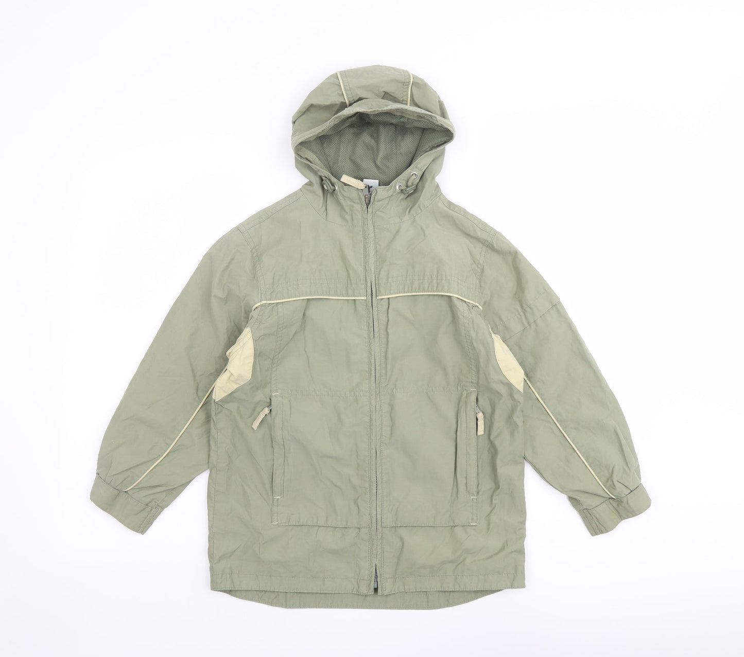 Adams Boys Green Jacket Size 8 Years Zip