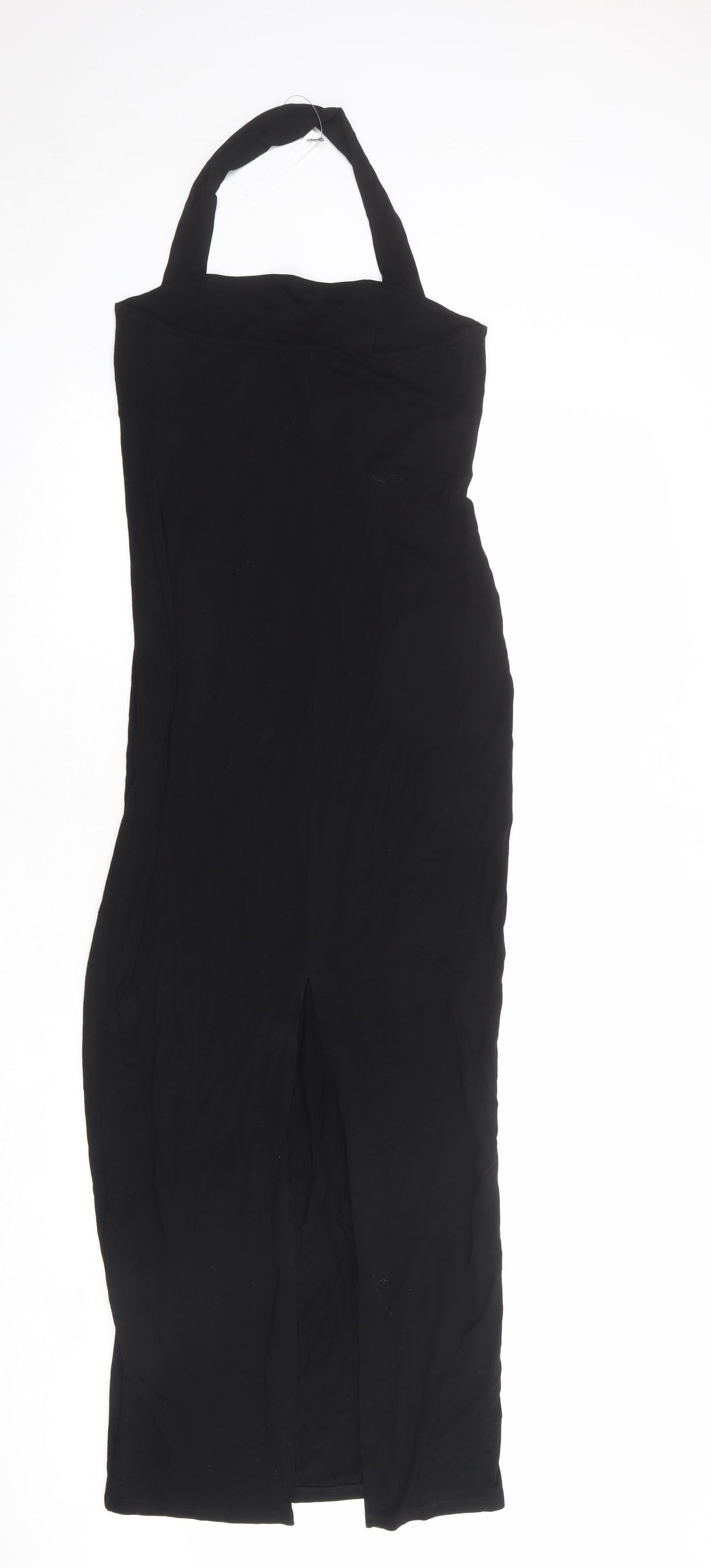ASOS Womens Black Viscose Shift Size 8 Halter Pullover