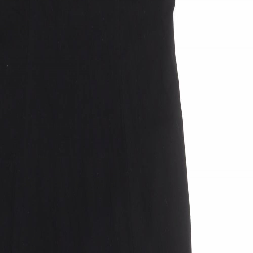 ASOS Womens Black Viscose Shift Size 8 Halter Pullover