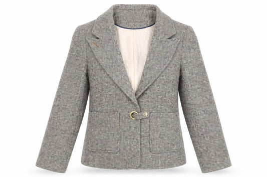 Topshop Womens Multicoloured Geometric Jacket Size 8 Snap