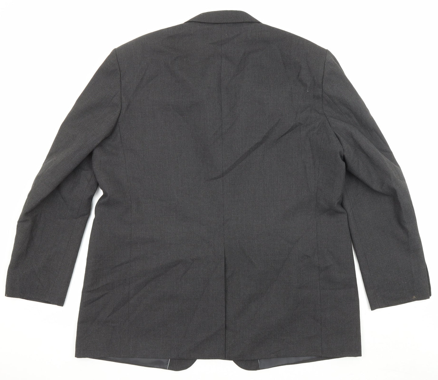 Marks and Spencer Mens Grey Polyester Jacket Suit Jacket Size 48 Regular