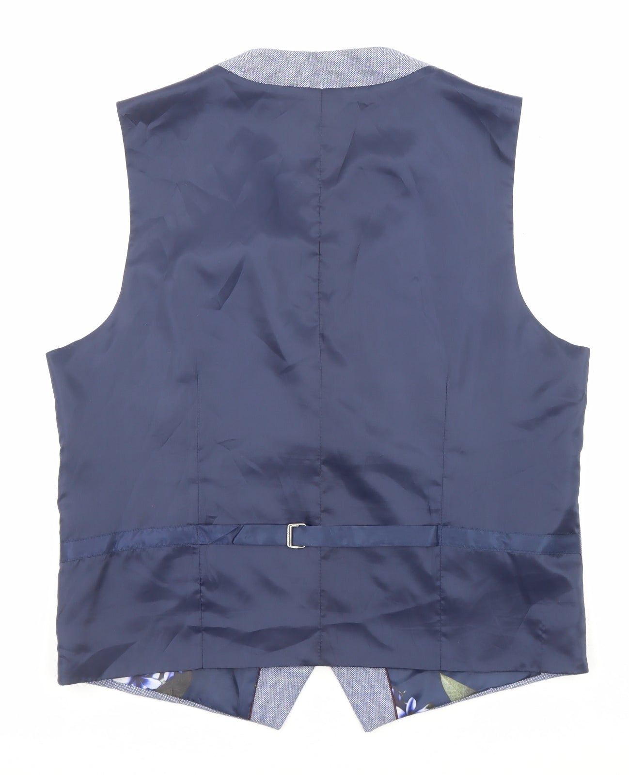 Skopes Mens Blue Polyester Jacket Suit Waistcoat Size 42 Regular