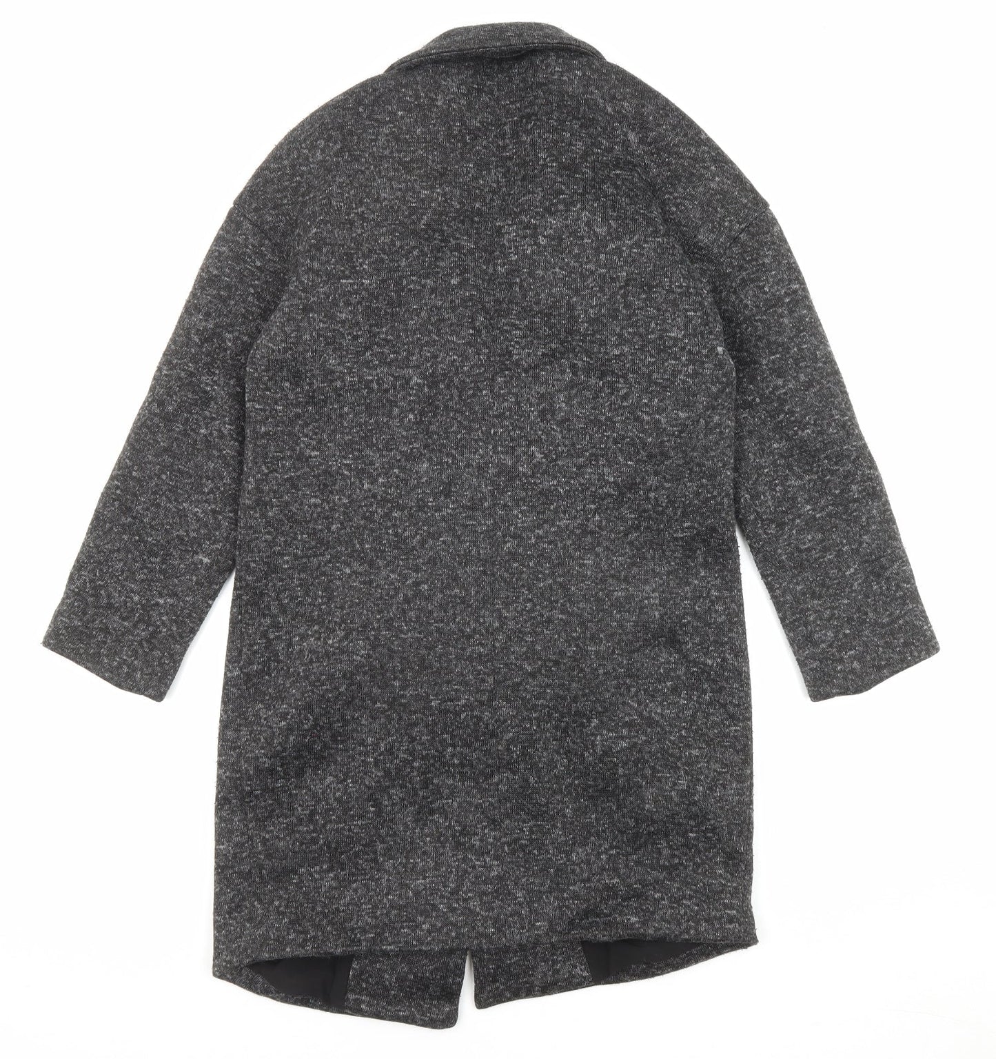 Amisu Womens Grey Overcoat Coat Size 6 Button