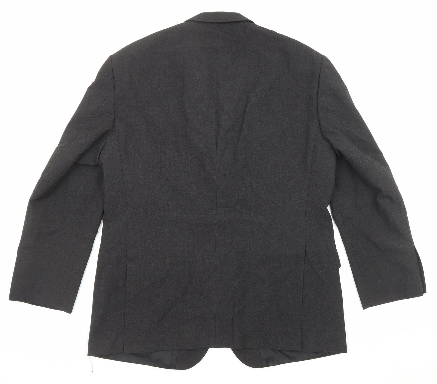 Marks and Spencer Mens Black Polyester Jacket Suit Jacket Size 40 Regular