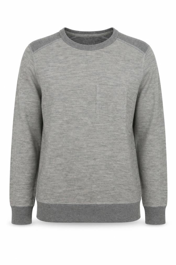 Gap Mens Grey Round Neck Cotton Pullover Jumper Size XS Long Sleeve