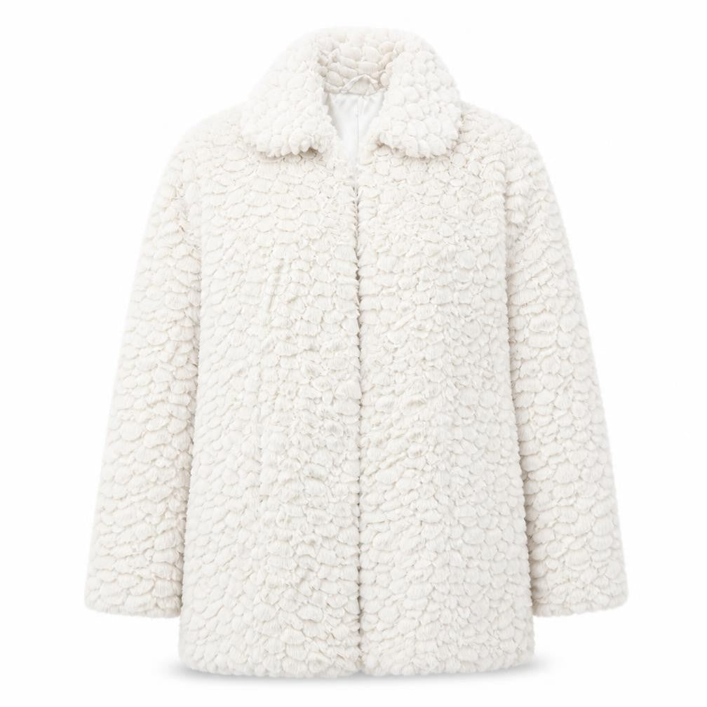 Dorothy Perkins Womens Ivory Jacket Size 10 Hook & Eye - Textured
