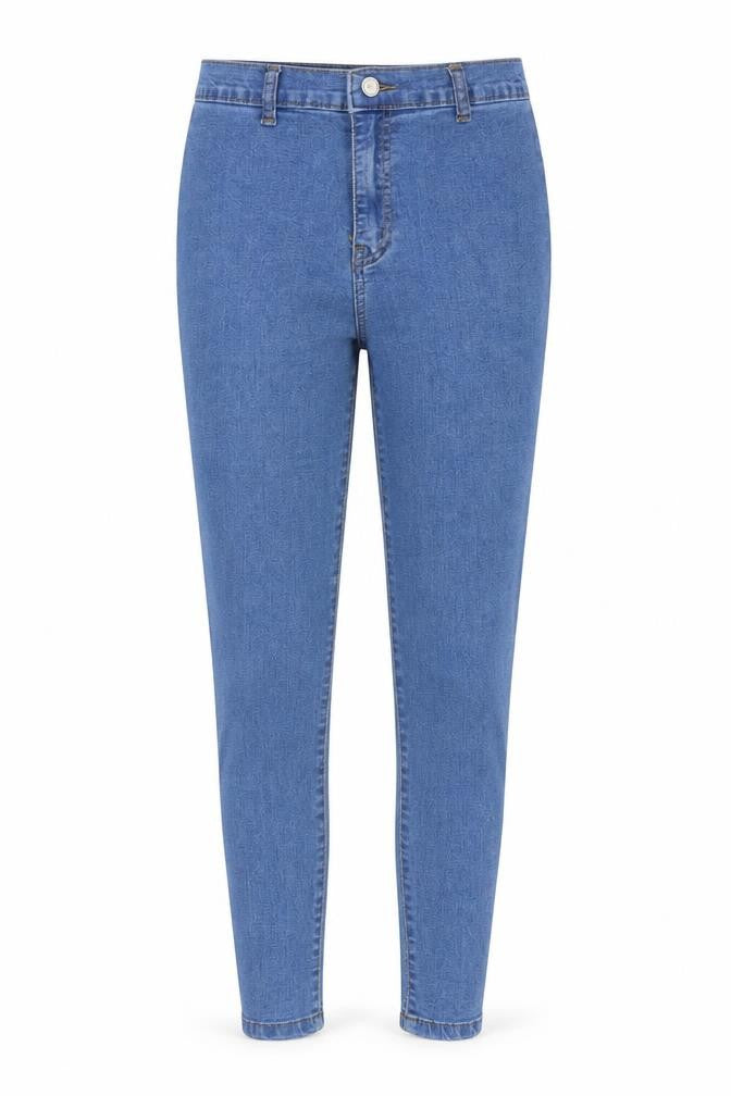 Dont think twice Womens Blue Cotton Skinny Jeans Size 8 L27 in Regular Zip