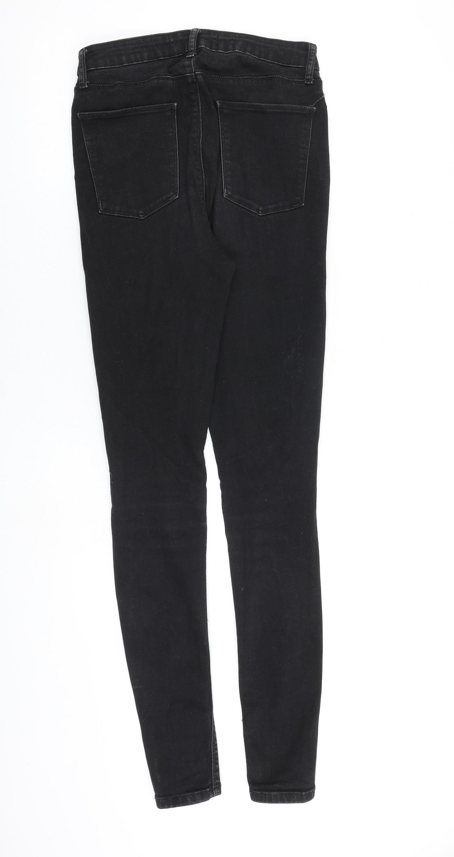 Very Womens Black Cotton Skinny Jeans Size 26 in L33 in Slim Zip