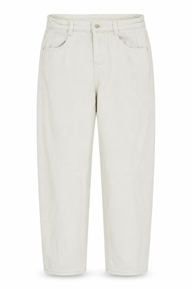Evis Jeans Womens Beige Cotton Straight Jeans Size 30 in L28 in Regular Zip