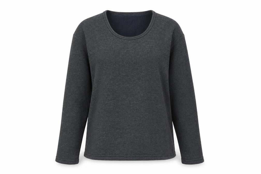 Wonders Womens Grey Cotton Pullover Sweatshirt Size M Pullover
