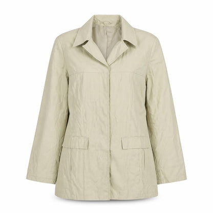 St. Bernard Womens Beige Jacket Size 12 Button