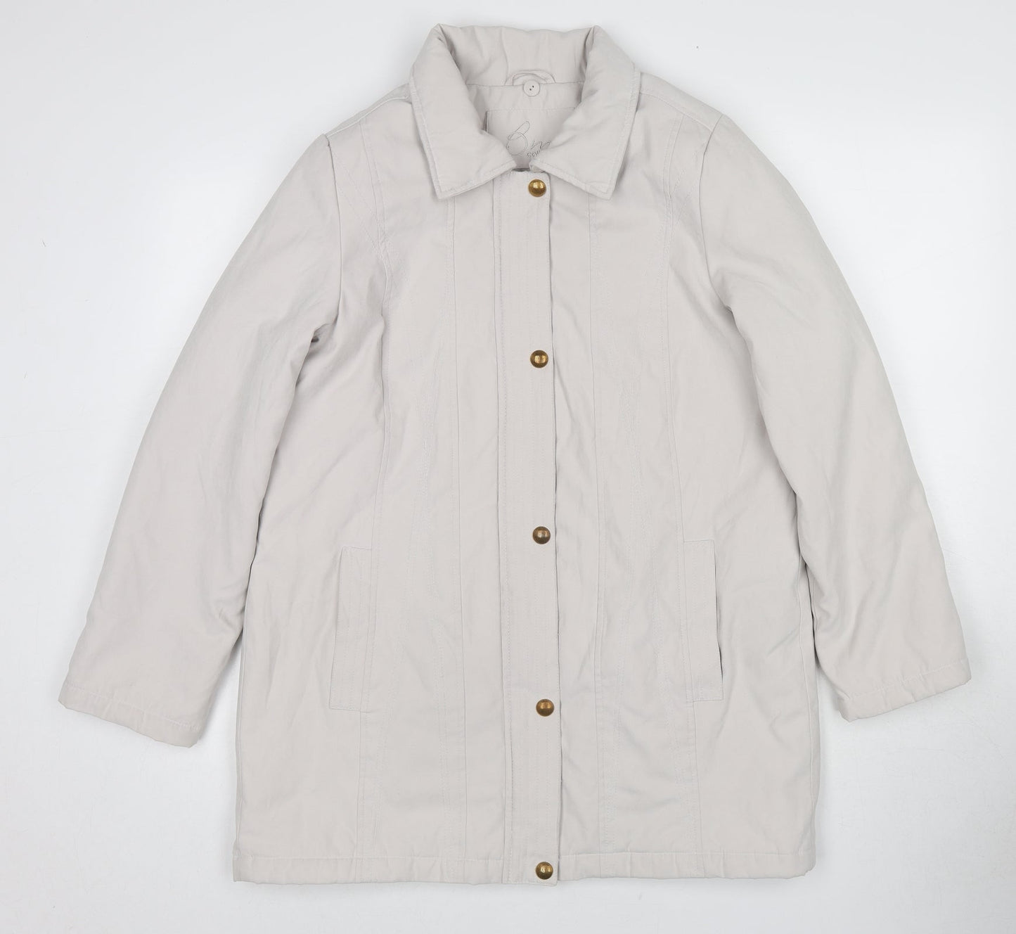 Bonmarché Womens Grey Jacket Size XS Zip