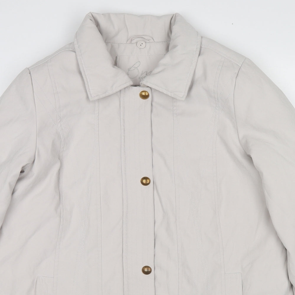 Bonmarché Womens Grey Jacket Size XS Zip