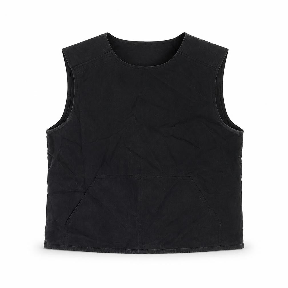 Oasis Womens Black Viscose Basic Tank Size 16 Round Neck