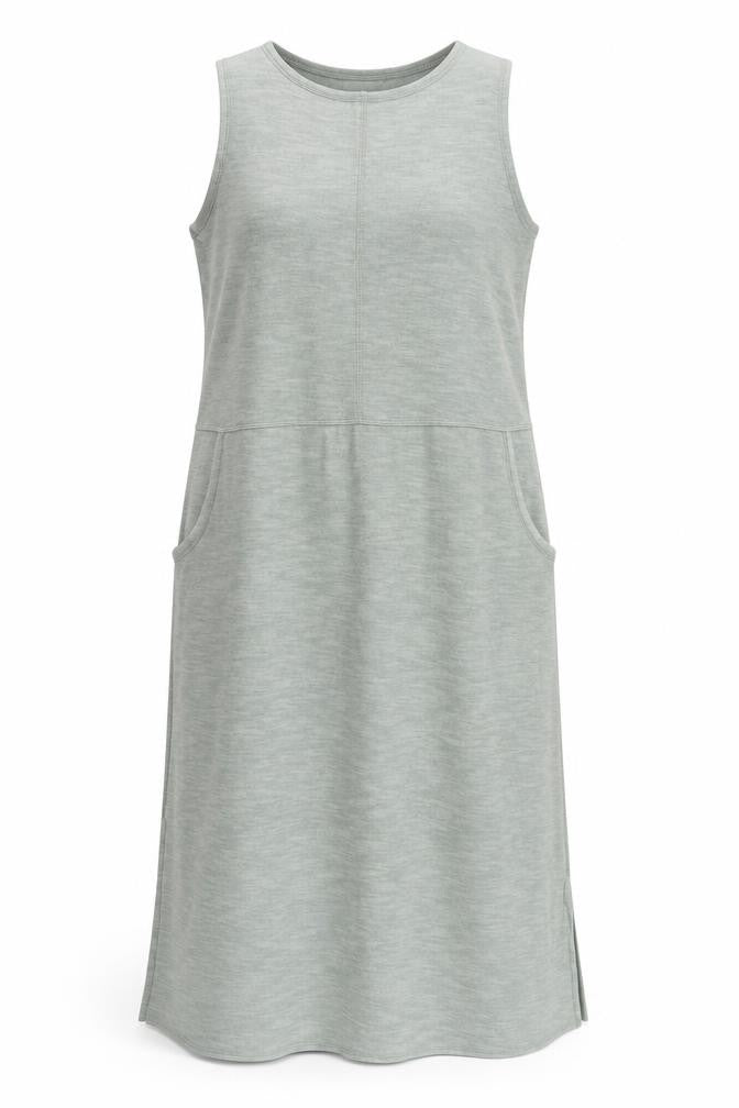 The Lounge Edit Womens Green Cotton A-Line Size 12 Round Neck Pullover