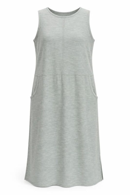The Lounge Edit Womens Green Cotton A-Line Size 12 Round Neck Pullover