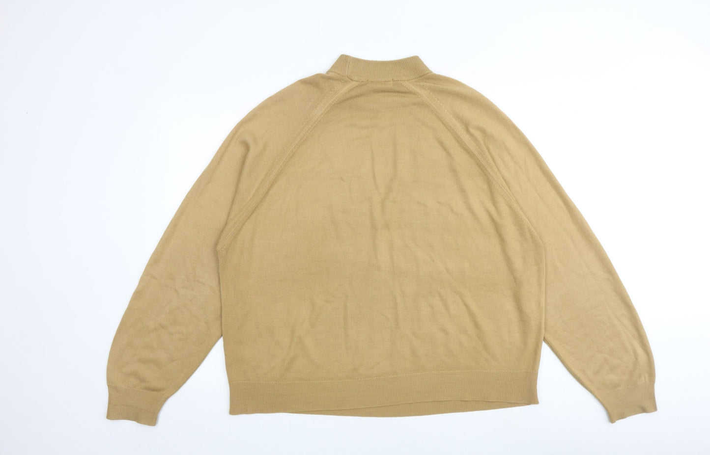 Berkertex Womens Brown High Neck Acrylic Pullover Jumper Size 22