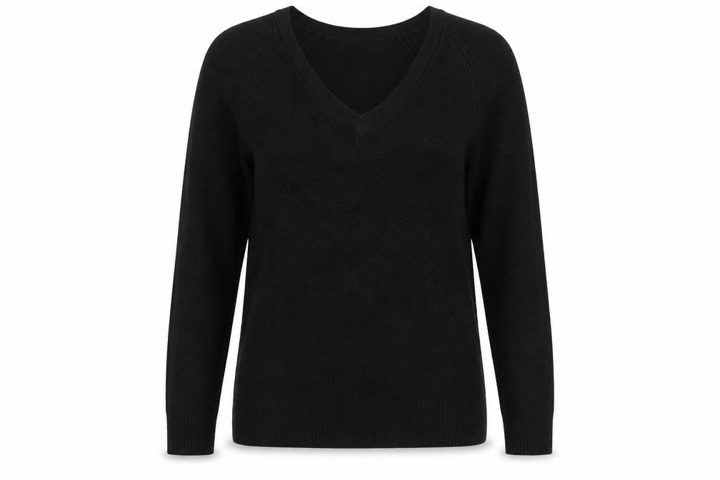 Gap Womens Black Round Neck Cotton Pullover Jumper Size S
