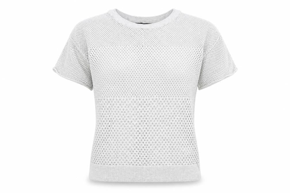 Dorothy Perkins Womens Grey 100% Cotton Basic T-Shirt Size 10 Round Neck