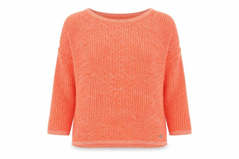 Peppercorn Womens Red Round Neck Acrylic Pullover Jumper Size M