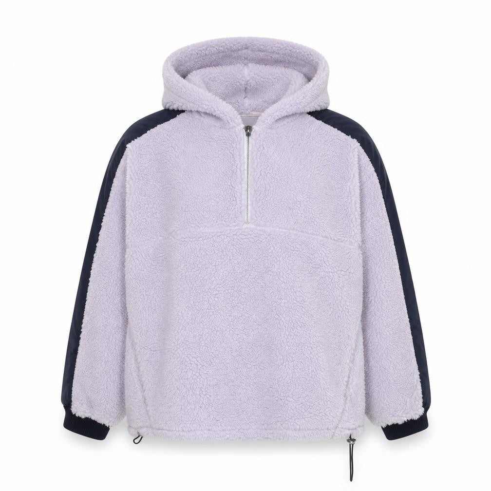 Bershka Womens Purple Polyester Pullover Hoodie Size M Pullover - Teddy Bear Style