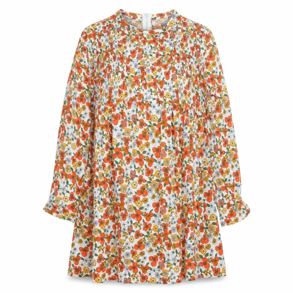 ASOS Womens Multicoloured Floral Viscose A-Line Size 8 Mock Neck Zip
