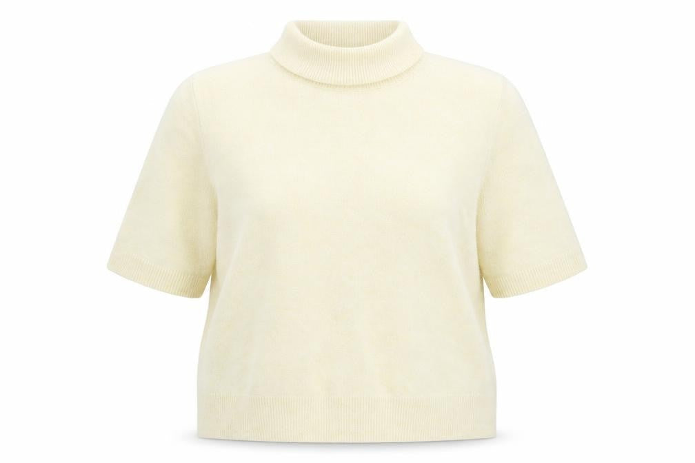 H&M Womens Beige Roll Neck Polyester Pullover Jumper Size XL