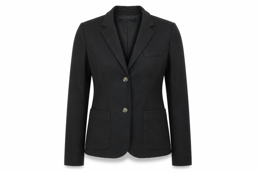 Gap Womens Black Polyester Jacket Blazer Size 4