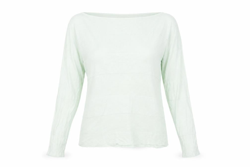 PURE Collection Womens Green Boat Neck Viscose Pullover Jumper Size S