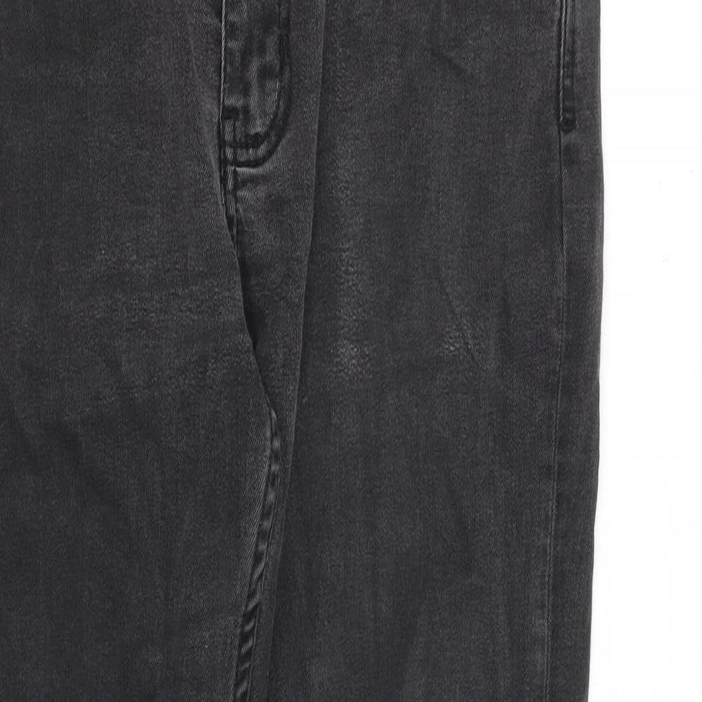 Cotton On Mens Grey Cotton Skinny Jeans Size 32 in L30 in Regular Zip