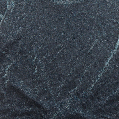 Brand and care label for Principles women’s blue nylon basic blouse, size UK 10, boat neck - tie front detail