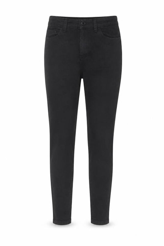 Marks & Spencer Womens Black Cotton Skinny Jeans Size 8 L28 in Regular Zip