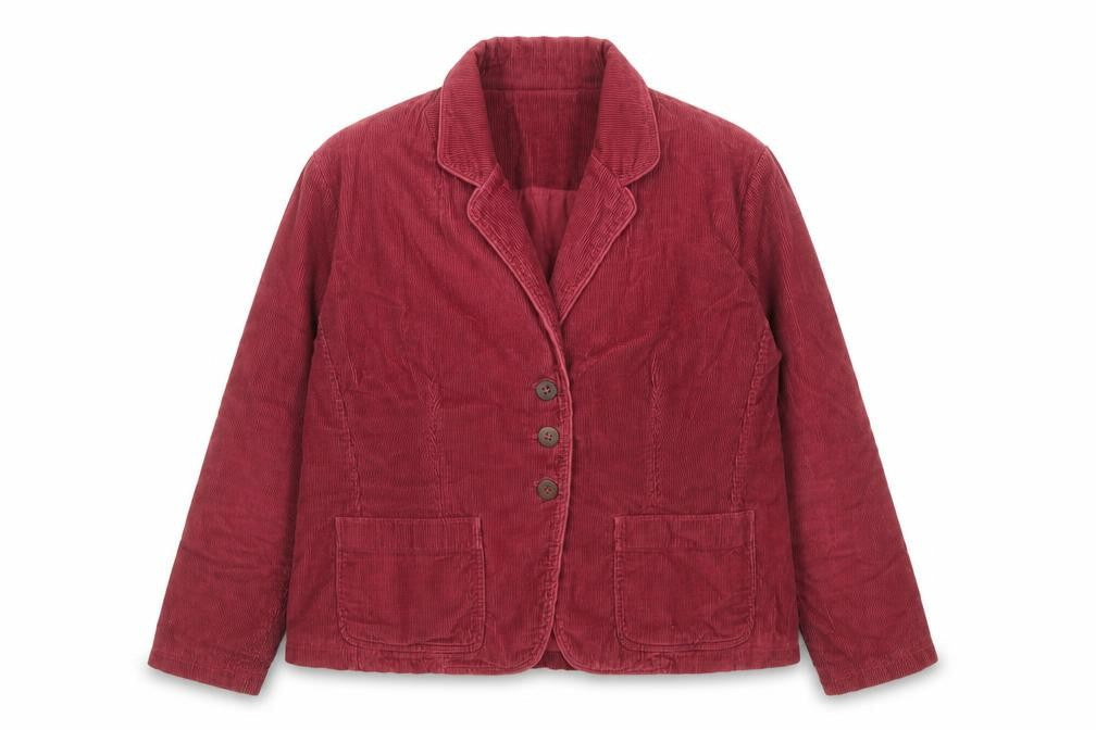 Bishopton Trading Womens Red Jacket Size L Button