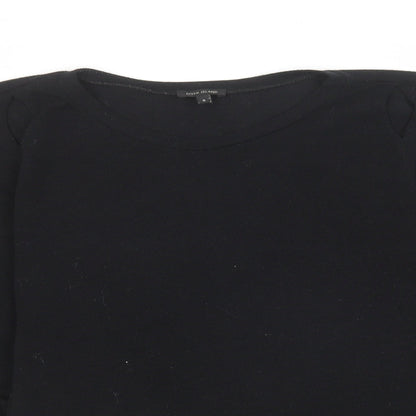 River Island Womens Black Round Neck Polyester Shrug Jumper Size S