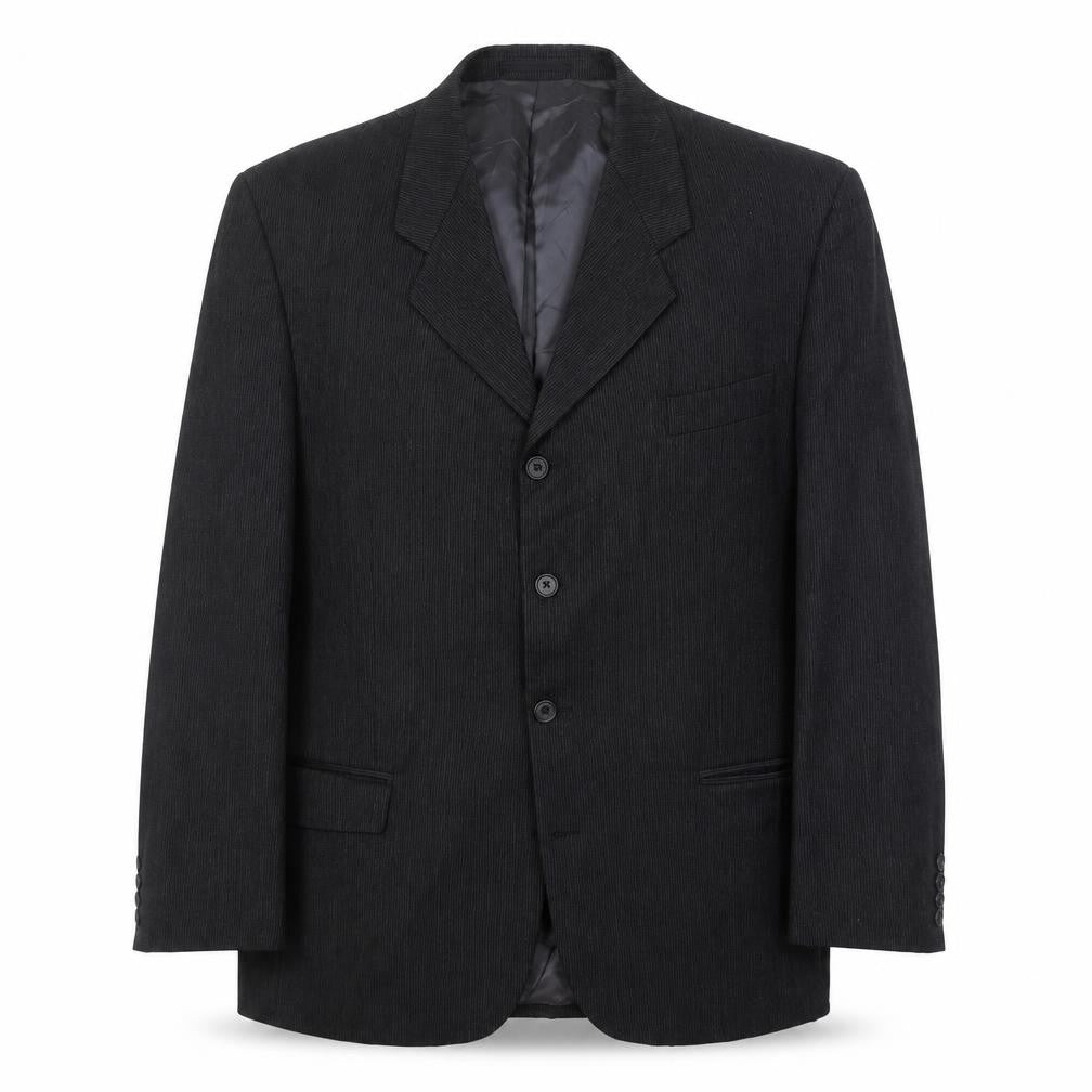 Candidate Mens Grey Striped Wool Jacket Suit Jacket Size 42 Regular