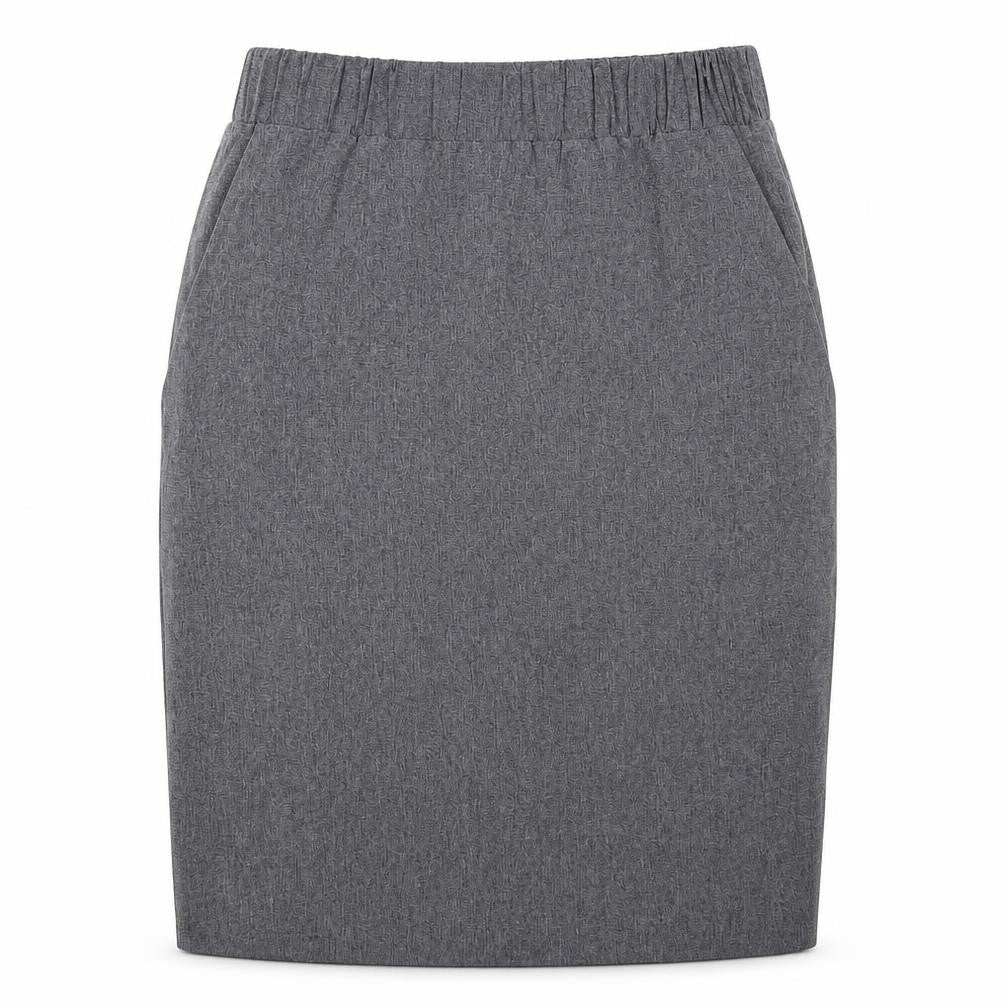 COS Womens Grey Polyamide A-Line Skirt Size 8