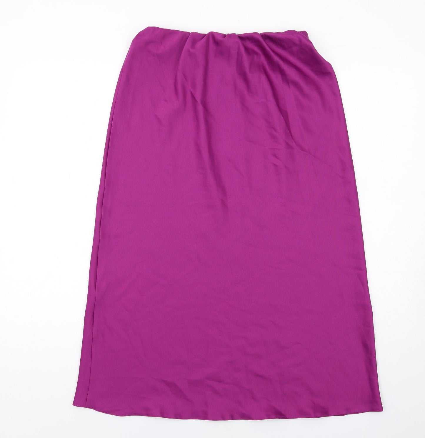 Adlib Womens Purple Polyester A-Line Skirt Size 12