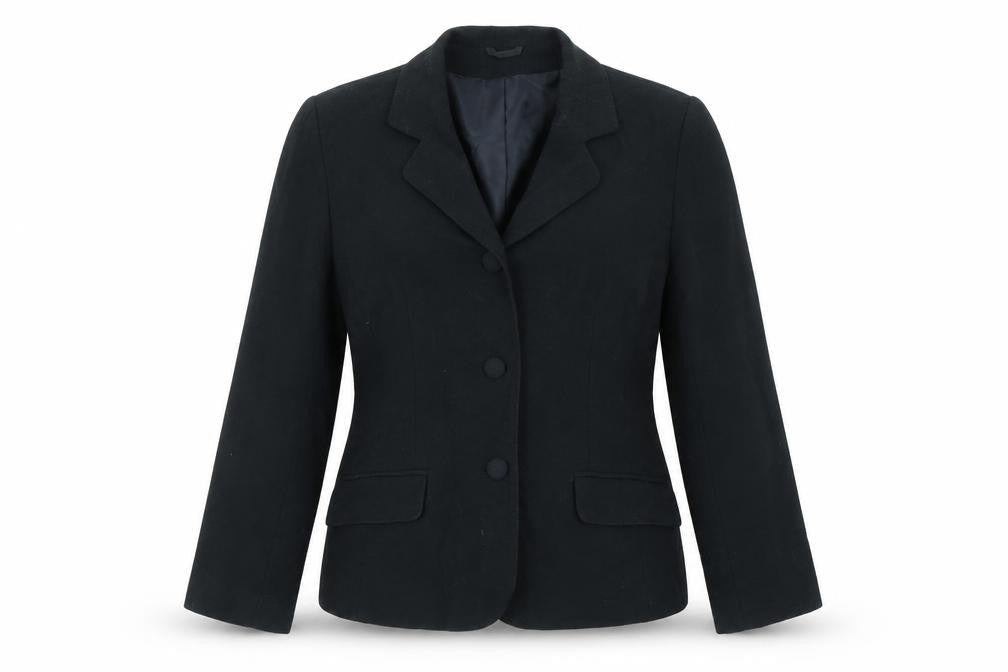 Dorothy Perkins Womens Black Wool Jacket Suit Jacket Size 12