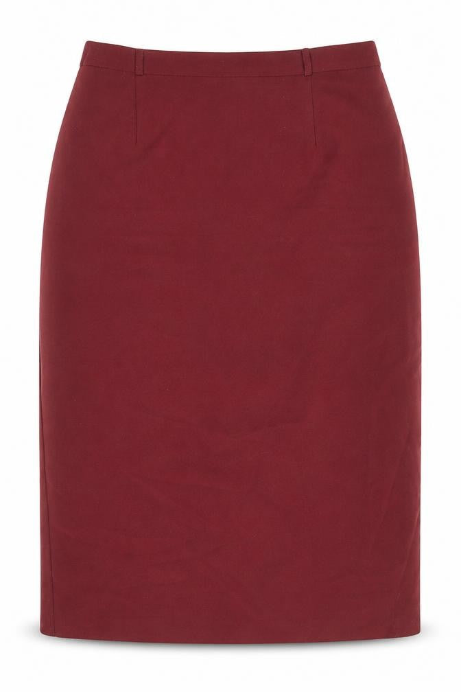 Classics Womens Red Polyester Straight & Pencil Skirt Size 12 Zip