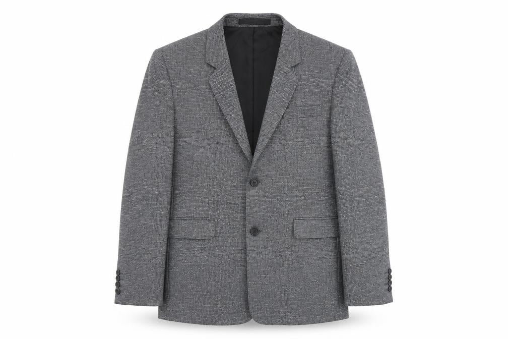 Zara Mens Grey Polyester Jacket Suit Jacket Size 42 Regular